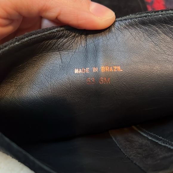 Kate Spade Black Suede Stud Heeled Boots - 6 - Picture 12 of 12